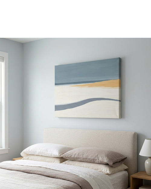Stuep Coastal Horizon Stretched Canvas Wall Art 30 x 20 in Unframed - Lifestyle view